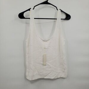 Rebecca Taylor Scoop Neck Sleeveless Mini Boucle Tank Top Women Size Medium NWT